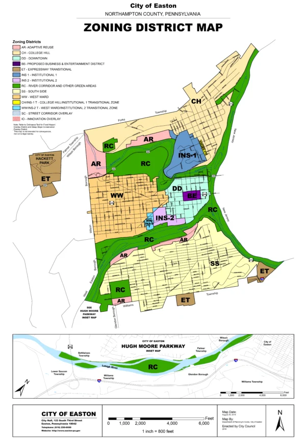 a map of a neighborhood